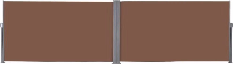 Tenda da Sole Laterale Retrattile 160x600 cm Marrone