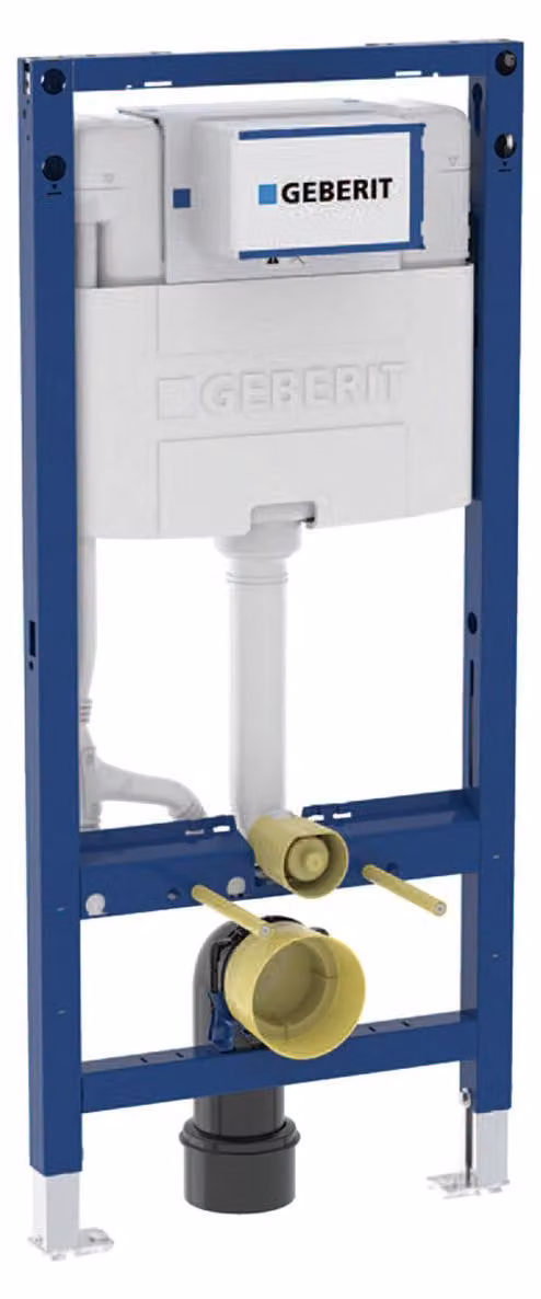 Elemento Geberit Duofix per WC a parete, 112 cm con cassetta di scarico da incasso Omega da 12 cm