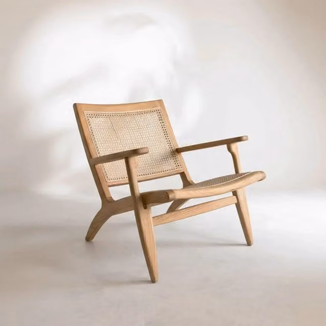 LÚZETE - SILLON MADERA DE OLMO NATURAL EINAR