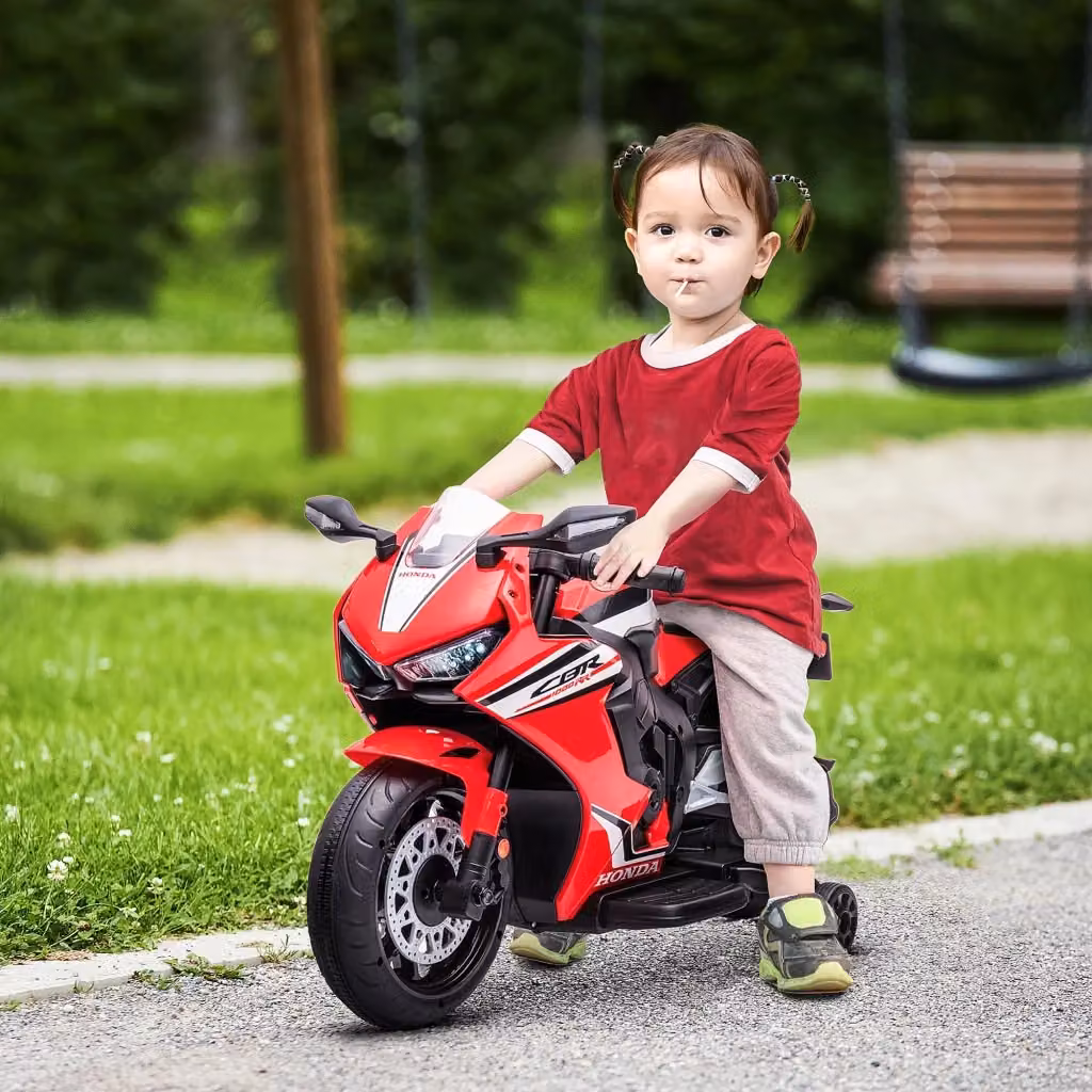 Moto Elettrica per Bambini Honda CBR 1000RR con Batteria Ricaricabile, Luci e Suoni, Colore Rosso – 2