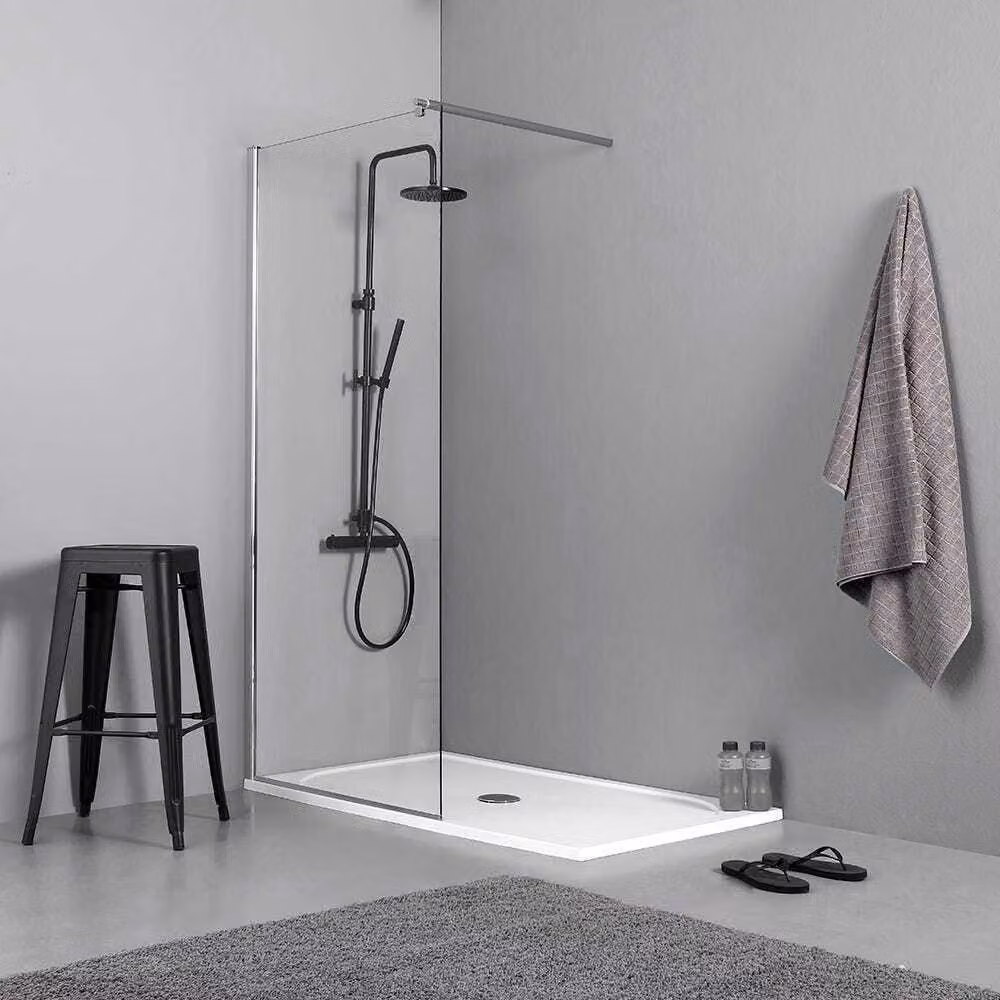 Doccia walk in 90 cm per piatto doccia o filo pavimento