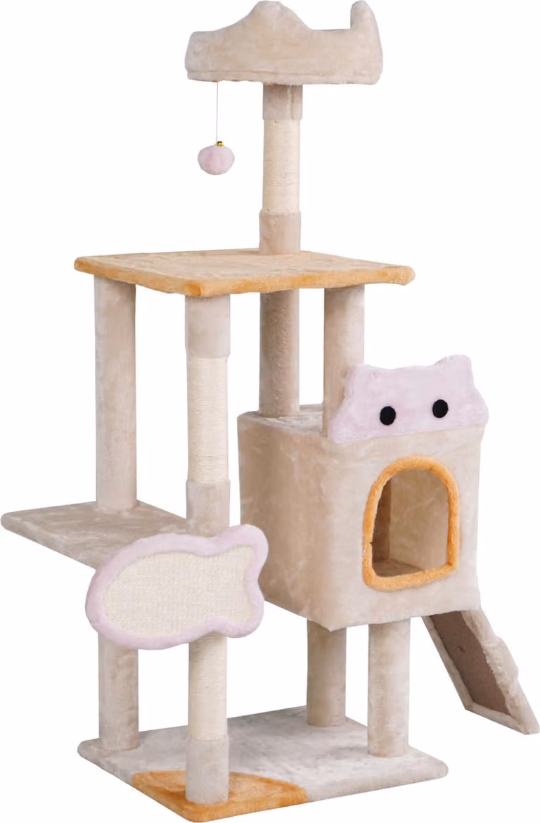 Aga Tiragraffi per gatti 42x48,5x123 cm Beige