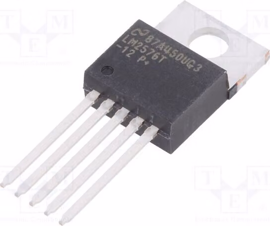 1x U di uscita: 12V -5 U di ingresso: 4÷40V Convertitore DC/DC buck LM2576T-12/NOPB Regolatore di tensione - DC/