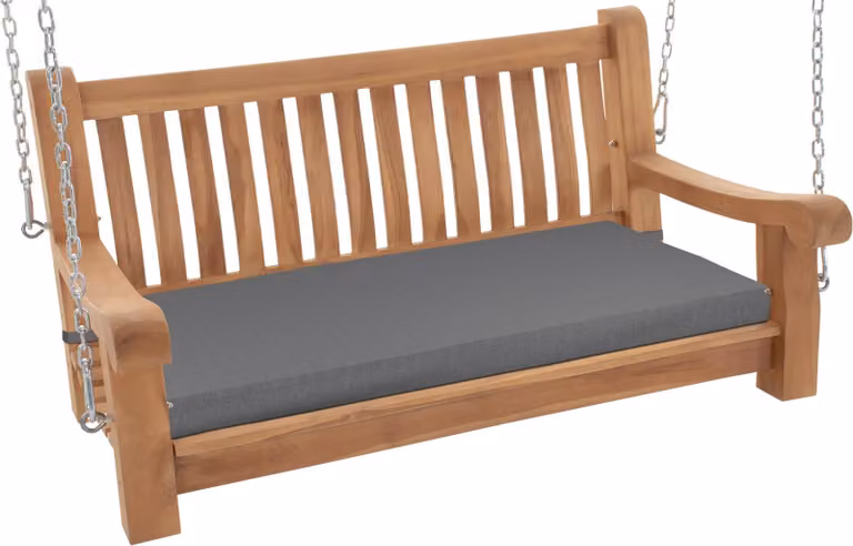 Altalena da giardino Joyce con cuscino, teak, 120 cm
