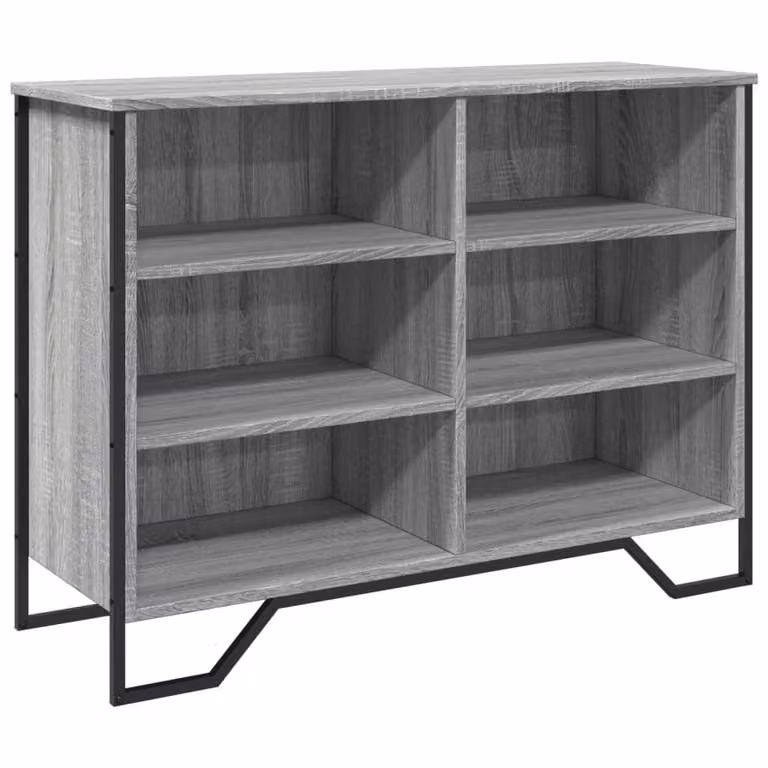 Credenza Grigio Sonoma 101x35,5x74,5 cm in Legno Multistrato