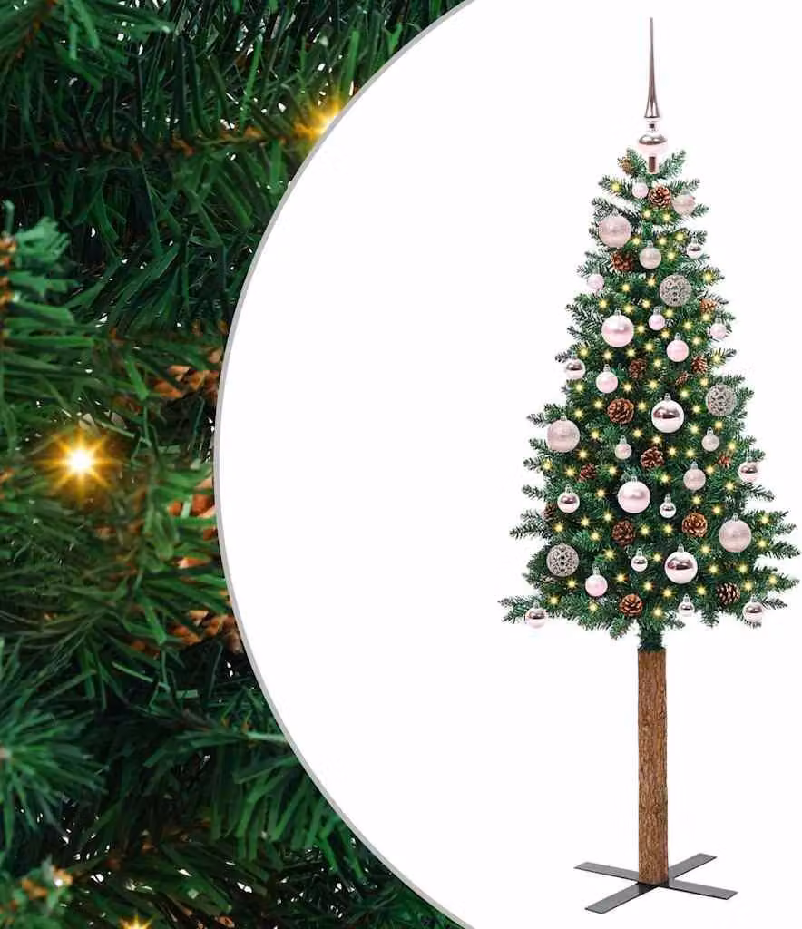 Maison Exclusive - Albero di Natale sottile, verde, 150 cm