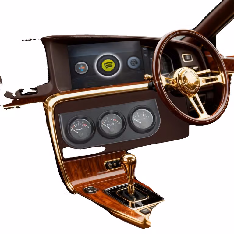 Kit di strumentazione per auto, include: indicatore di temperatura dell'olio, indicatore di pressione dell'olio, indicatore di tensione, compatibile con sistemi a 8-16V, costruzione robusta in ferro
