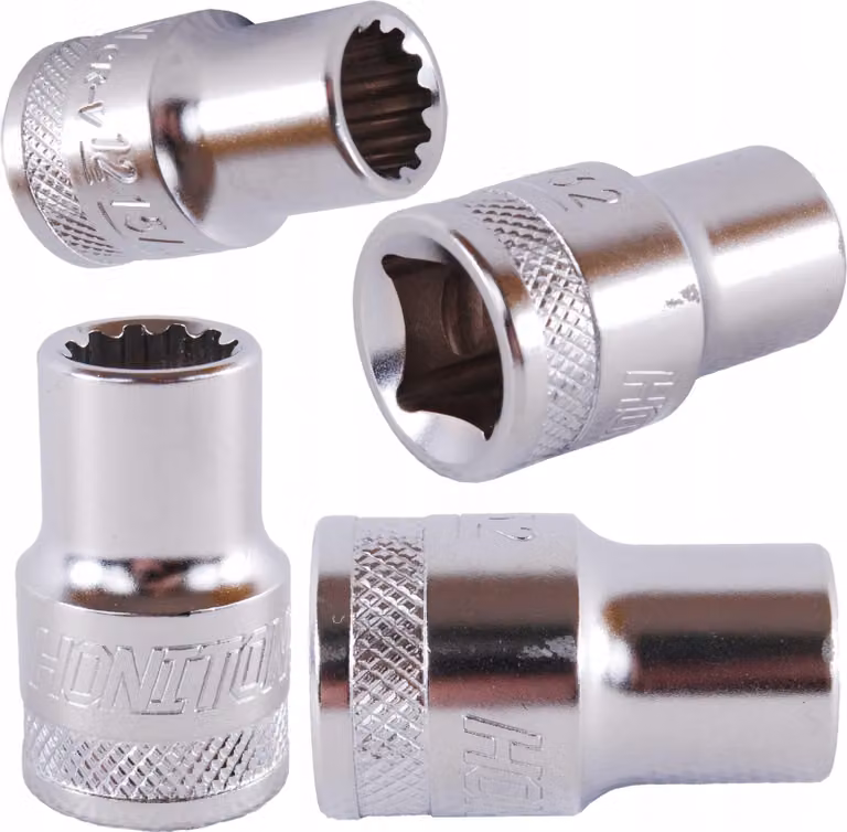 Chiave a bussola 1/2" 30 mm a 12 griffe CrV HONIDRIVER HONITON H2430