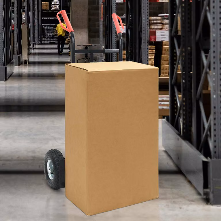 Carrello pieghevole estensibile vidaXL nero e rosso L/P/H: 57 x 46 x 113 cm