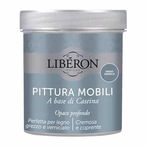 Libéron Pittura Mobili a base di Caseina Grigio Nordico 0,5L