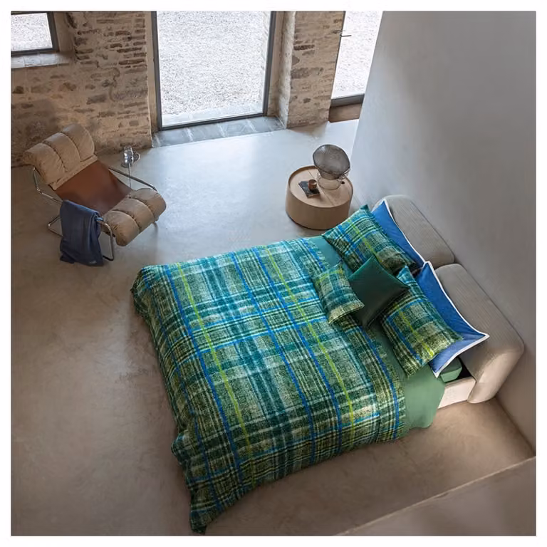 TARTAN Cuscino - Taglia: 30x50,Colore: TARTAN - VERDE