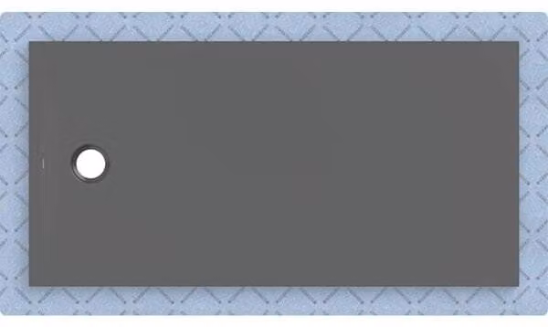 Geberit CleanFloor30 surface de douche, intégrée, avec voile d'étanchéité, 160x80cm, 551.009.DM.1, 551.009.DM.1