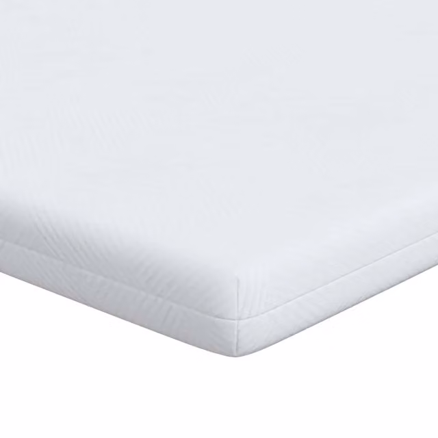 Topper per materasso in tessuto Jacquard Bianco DESIGN IN L/P: 140 x 190 cm CFW2732697