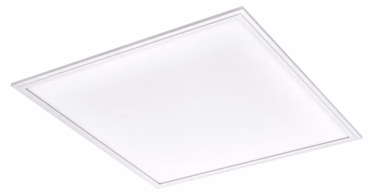 EGLO Salobrena Pro, quadrato, per soffitto, bianco, alluminio, plastica, ufficio, IP20