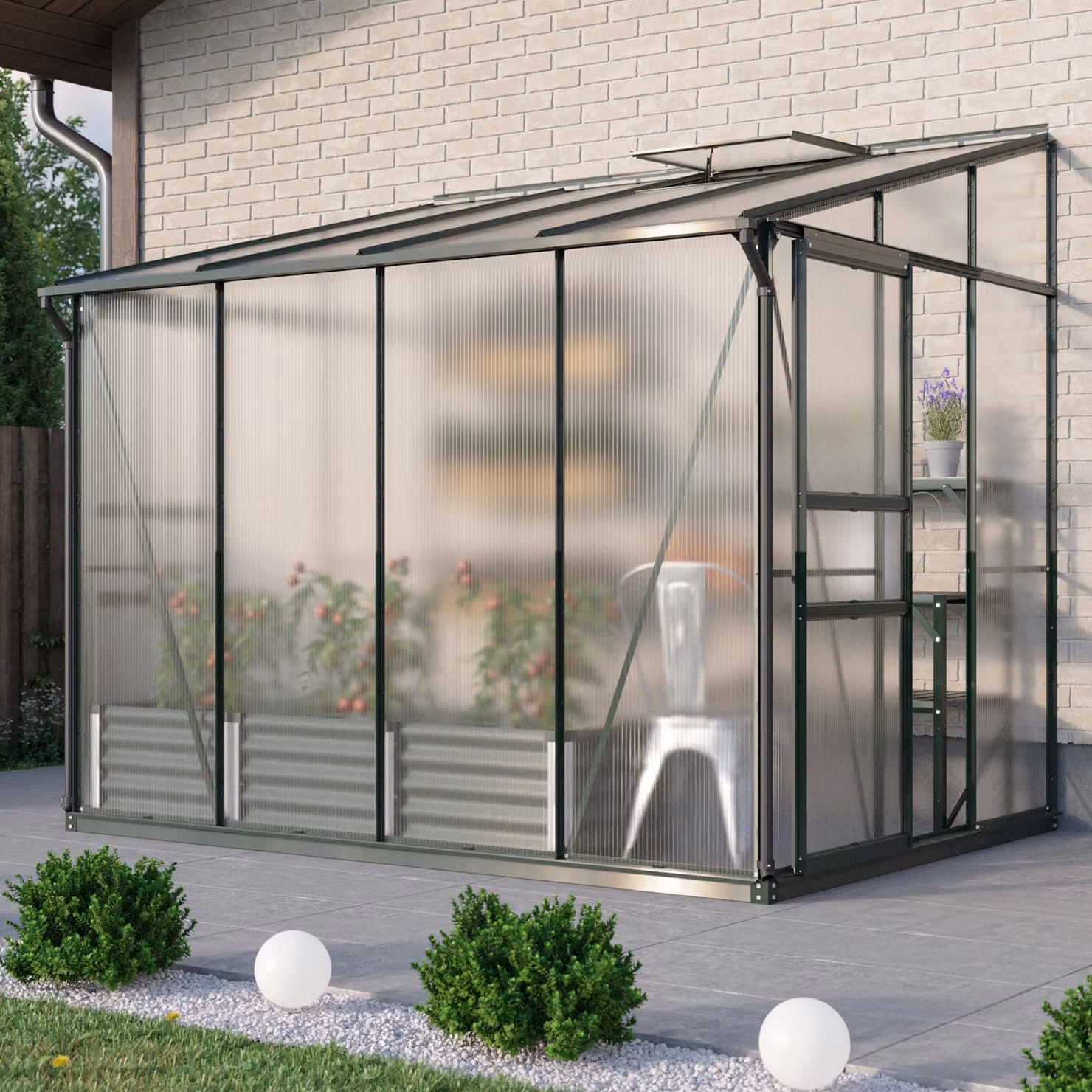 Serra addossata Vitavia "Osiris 5200" smeraldo 5,2 m² 6 mm HKP