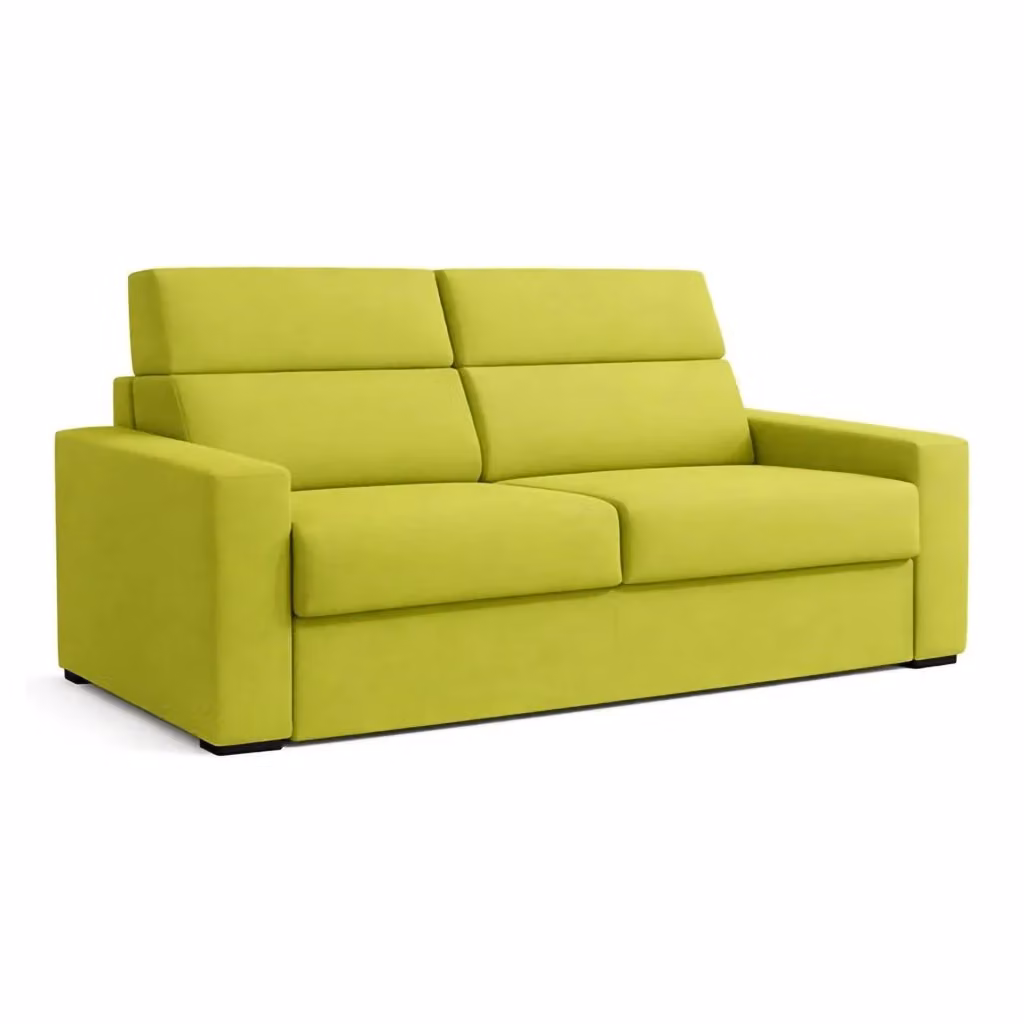 Divano Letto Sonico DMORA Made in Italy, 2 Posti, Verde, L: 200 cm, P: 95 cm – 2