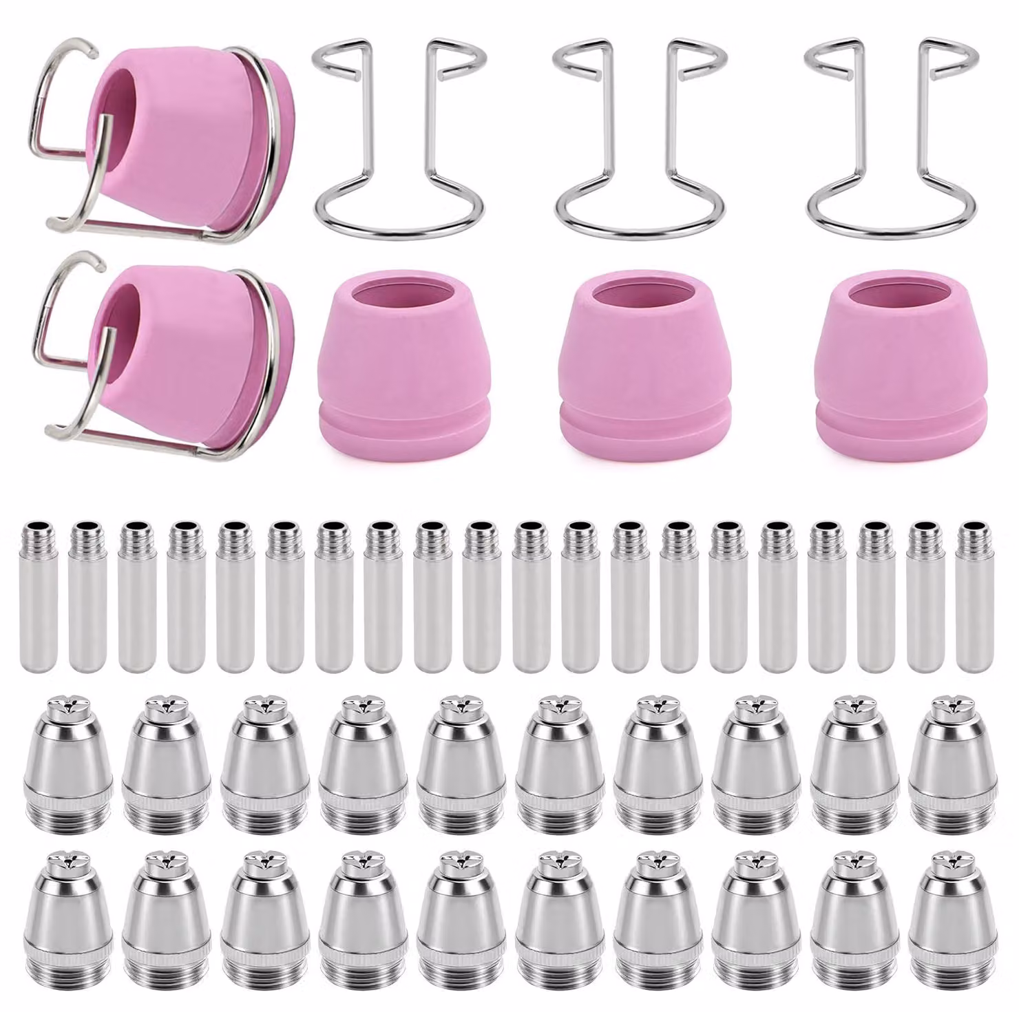 Accessori per taglierina al plasma, set da 50 pezzi
