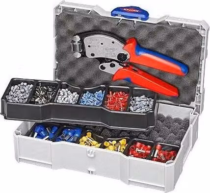 Set di utensili pinza crimpatrice Knipex multicolore