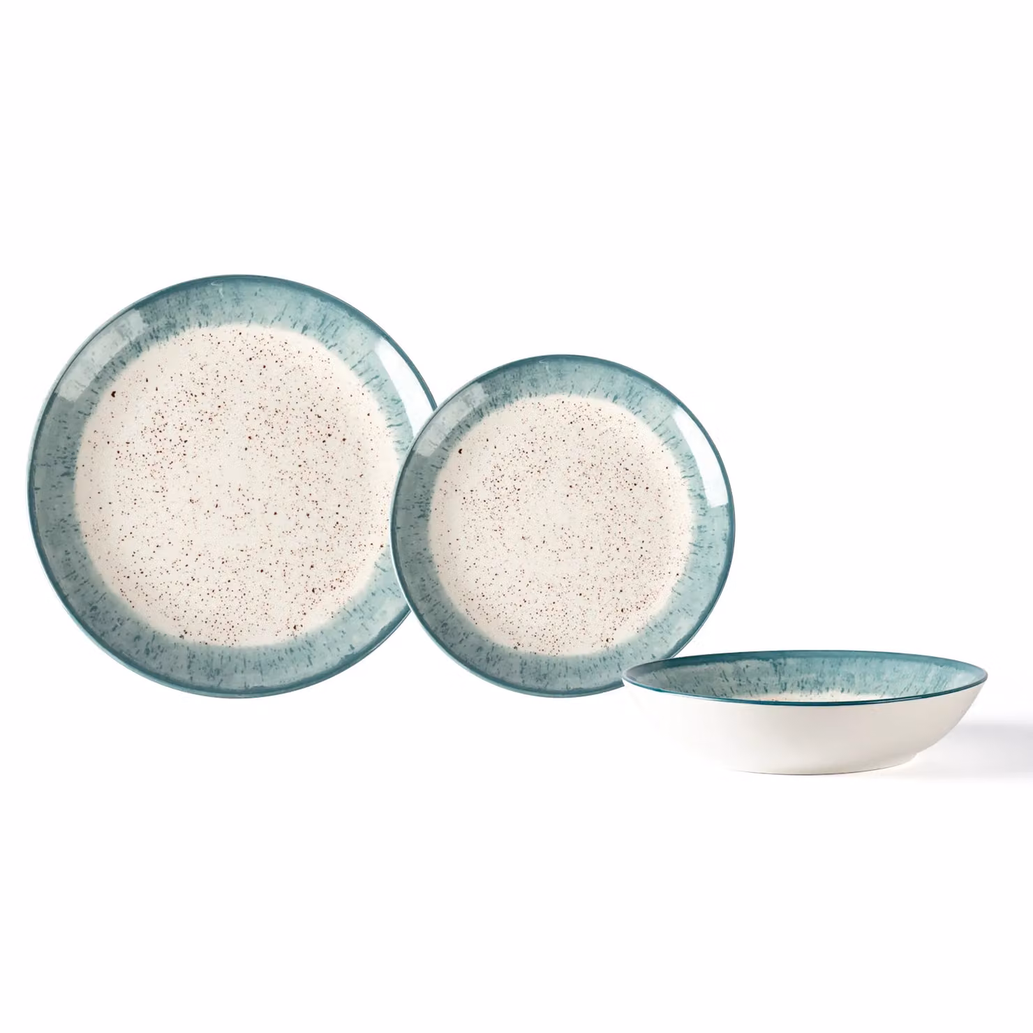Servizio di piatti Demetra Gusto Casa in porcellana, 18 pezzi, Blue – 1