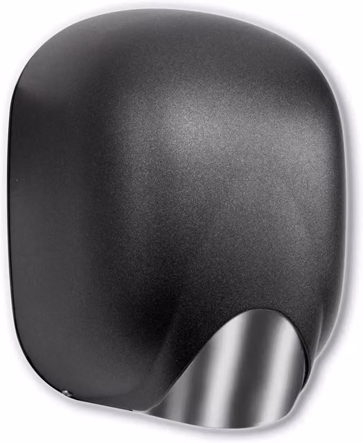 Asciugamani Elettrico con Fotocellula 1100W Vama Ecoflow NF 1100 Alluminio Nero