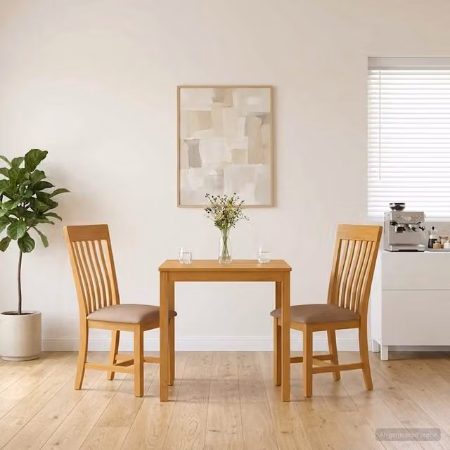 Set da pranzo 3 pz Grigio Legno di Quercia Massello 3430208
