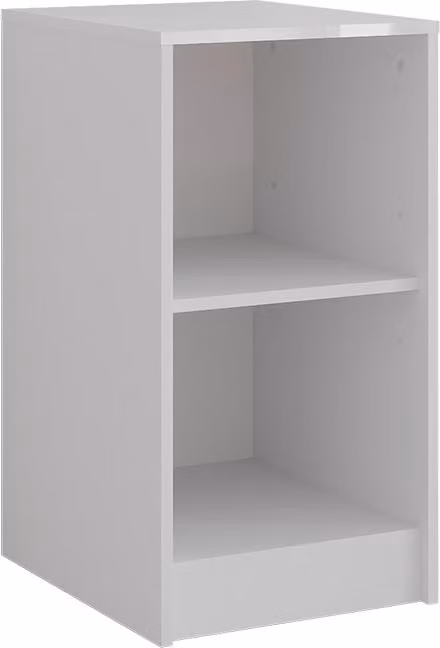 Cassettiera Vicco Sherry Bianco/bianco lucido 40.2 x 76 cm, Model 57712