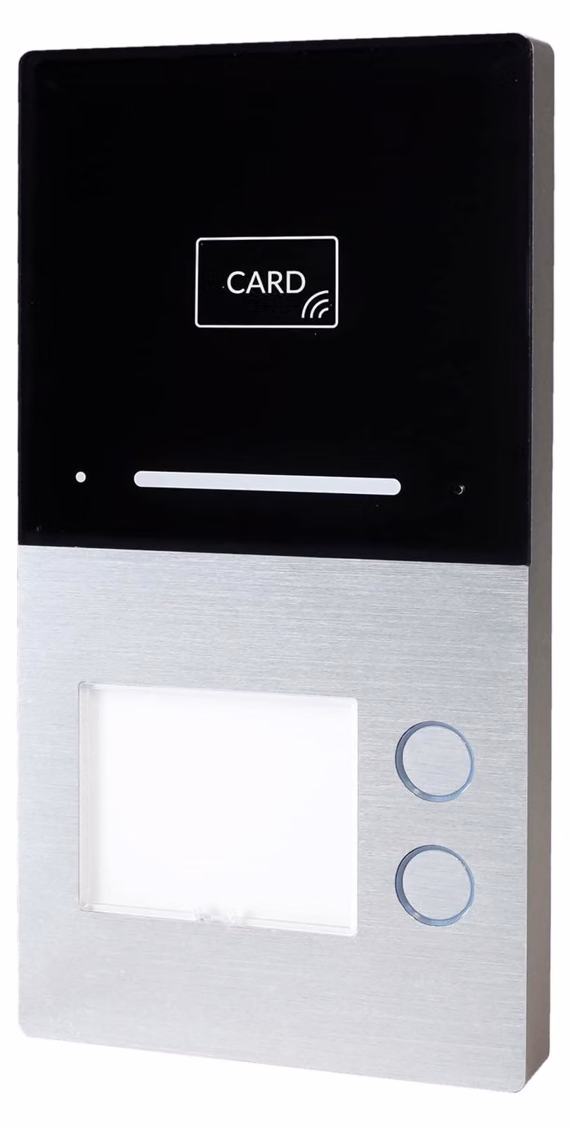 Sistema di intercomunicazione audio wireless per 2 famiglie, con controllo accessi RFID e alloggiamento in alluminio