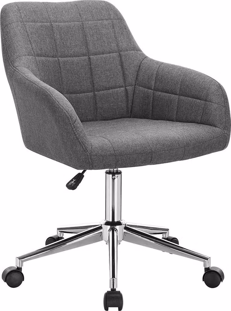 Sedie da ufficio Bolt Edge - Grigio scuro - Rivestimento in tessuto - Ergonomiche - Con braccioli