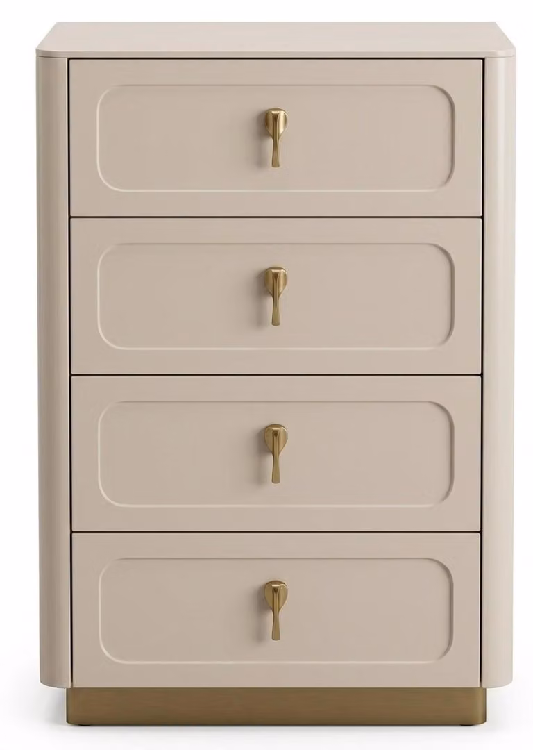 Kommode Stil modern beige bequem Schlafzimmer komfortabel
