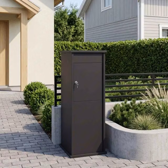 cassetta postalepastkastei Nero 40 x 40 x 100 cm Acciaio 8012572