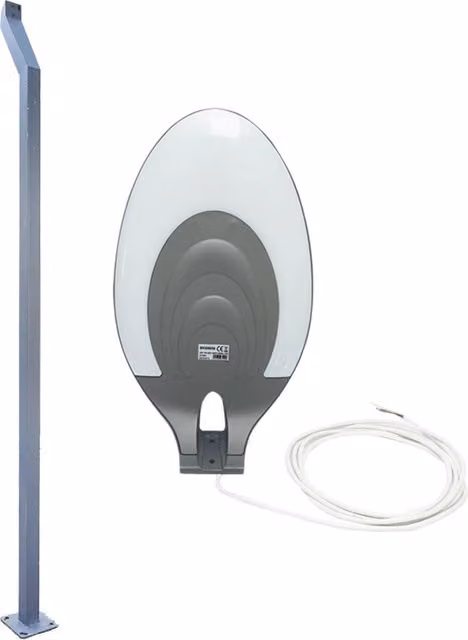 Lampada per illuminazione stradale a LED 40W, 220V, IP65, 5000K, altezza palo 3,5m