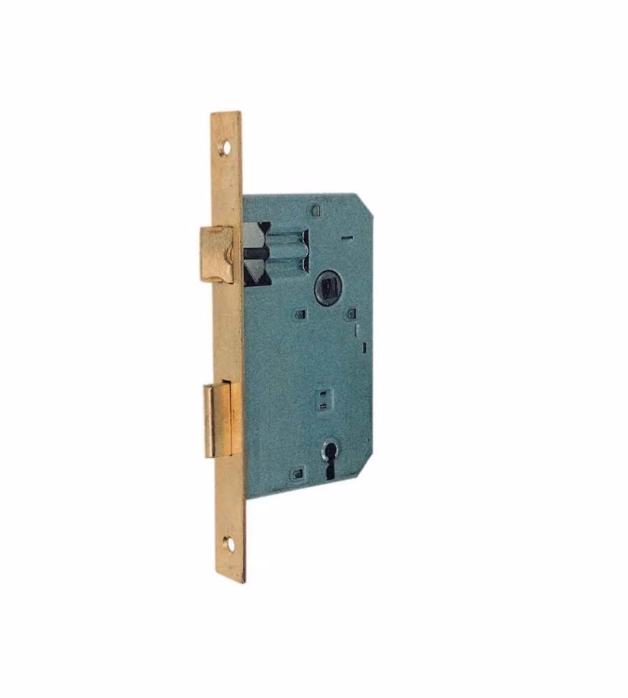 Bonaiti Serratura Patent 8x70 mm Bronzata con Scrocco Reversibile