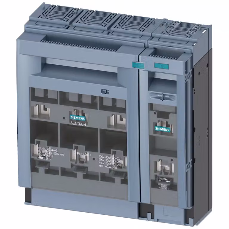 Siemens SENTRON, sezionatore con fusibile 3NP1, a 4 poli, NH2, 400 A 3NP11541DA20