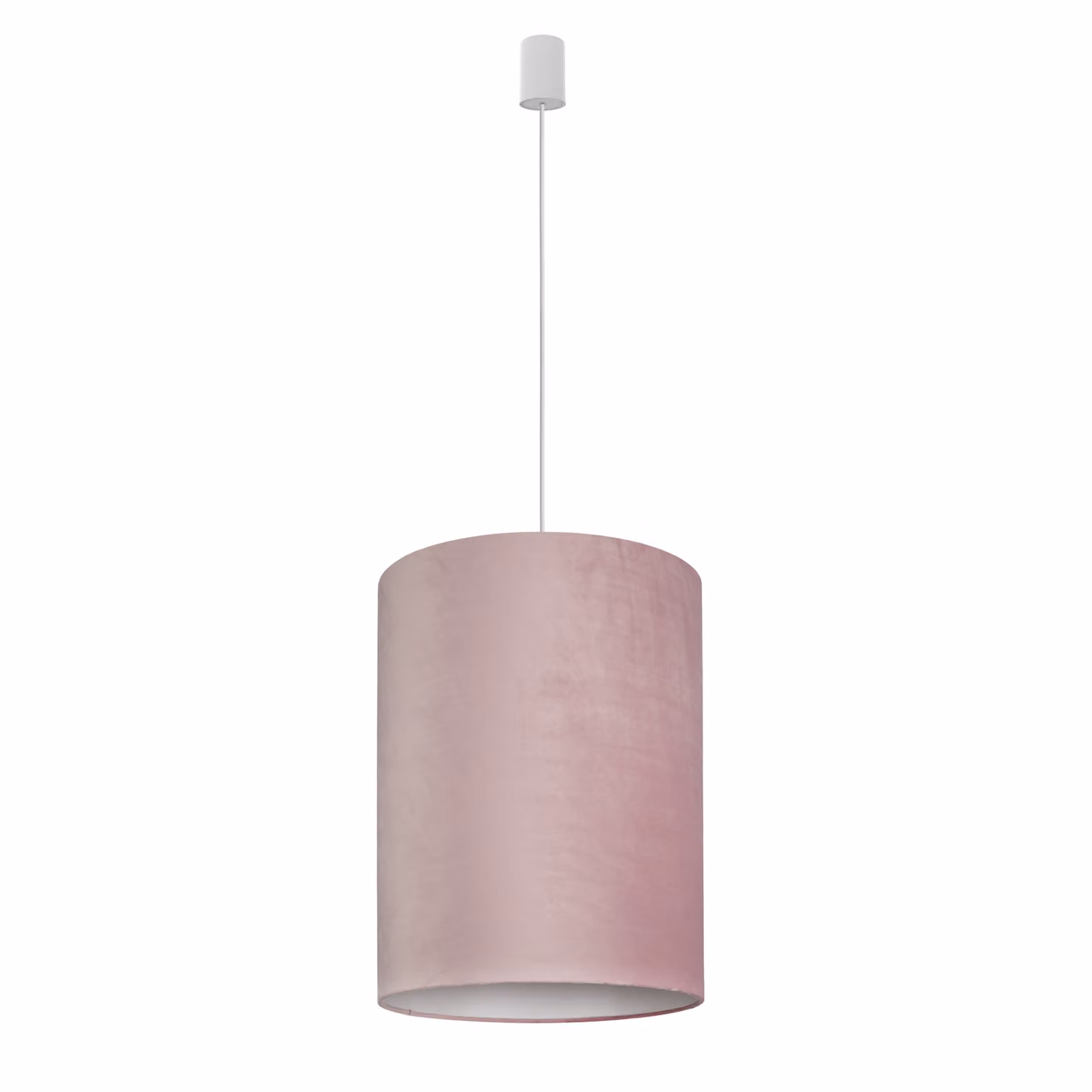 Lampada a sospensione LED Nowodvorski BARREL rosa, velluto 8444