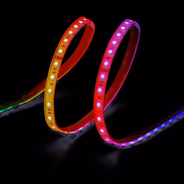 Nastro LED RGB autoadesivo 5 m x 12 mm, 4,5 W/m - 20 lm/W, 24 V CC, Wi-Fi, app Tuya