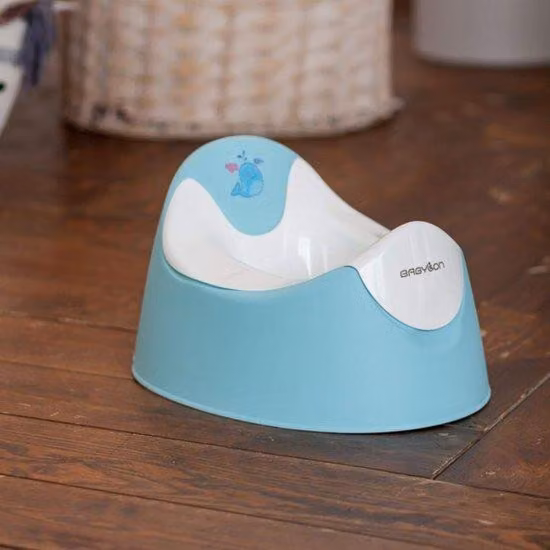 Kinderpotje Trio, vasino per bambini/sedile WC, vaschetta blu, WC a misura di bambino con vaschetta rimovibile, per bambini e bambine a partire da 1 anno