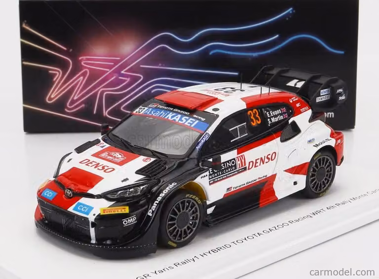 Spark, modello Rally1, numero 33, 4° posto, 2023. Accessori per modellismo