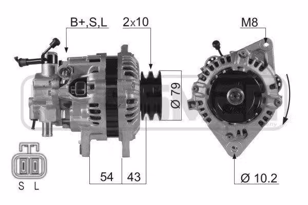 Alternatore 65A