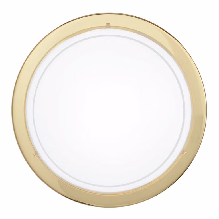 Plafoniera Contemporanea Planet 1 Acciaio Ottone 1 Luce E27
