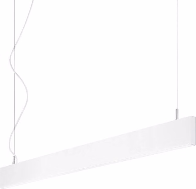 Sospensione Modulare Moderna Linus Alluminio Bianco Led 32W 3000K Luce Calda