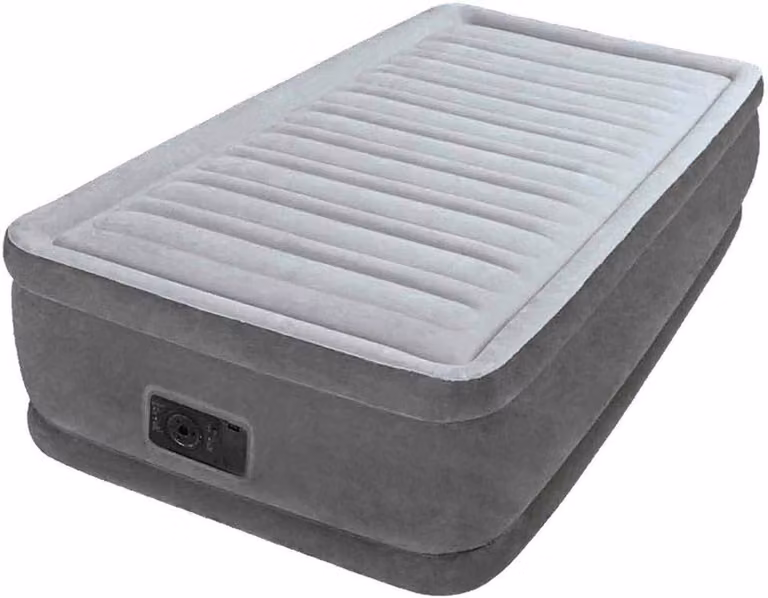 Materasso gonfiabile Comfort Plush, modello a medio profilo, con pompa integrata - Letto singolo - 99 cm x 191 cm x 33 cm