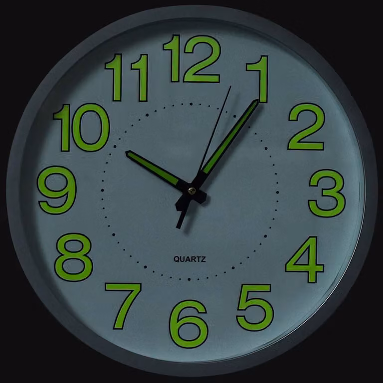 vidaXL Orologio da Parete Luminoso Bianco 30 cm