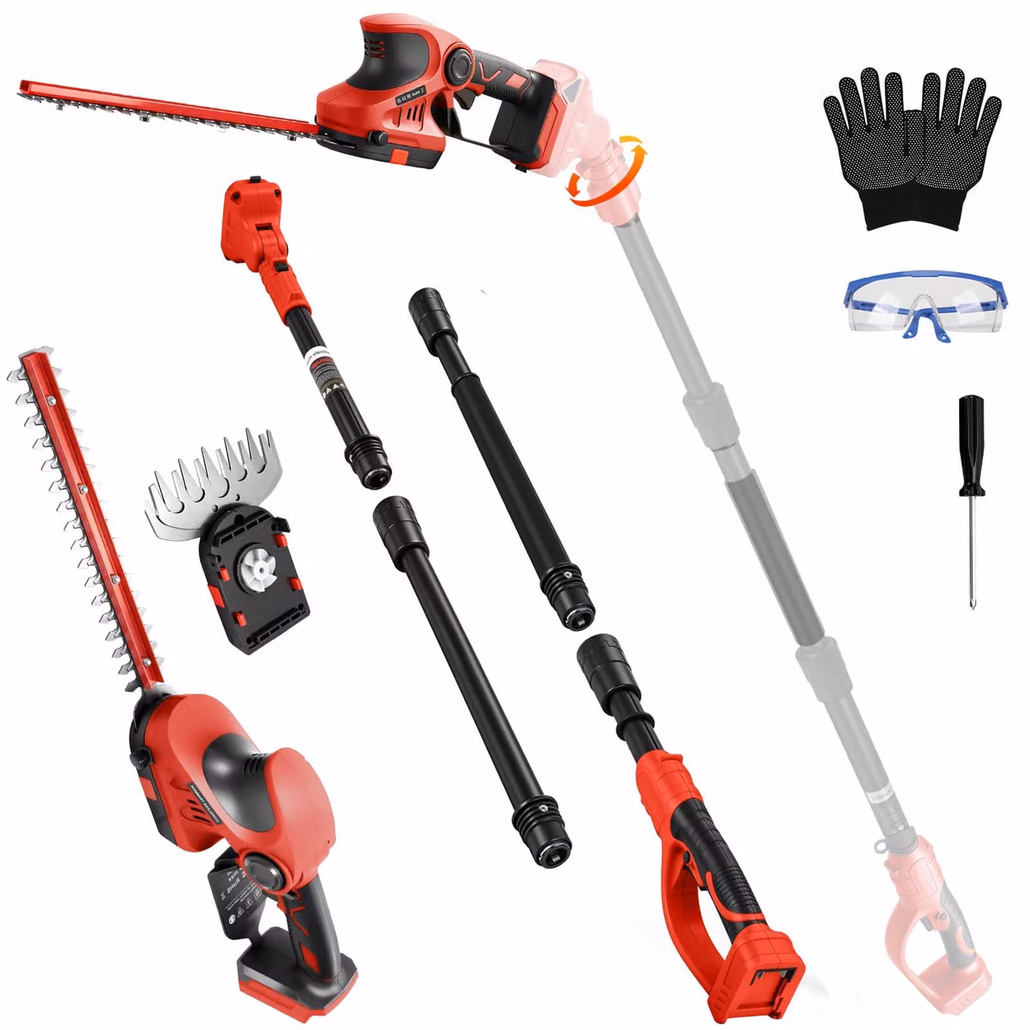 Potatore telescopico, 3-in-1, 18V, brushless (senza spazzole)