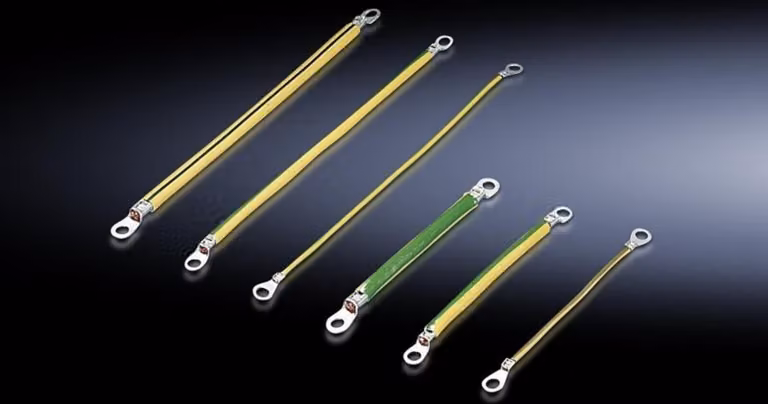 Rittal Erdungsbänder M8-M8, Querschnitt 4mm², Länge 300 mm