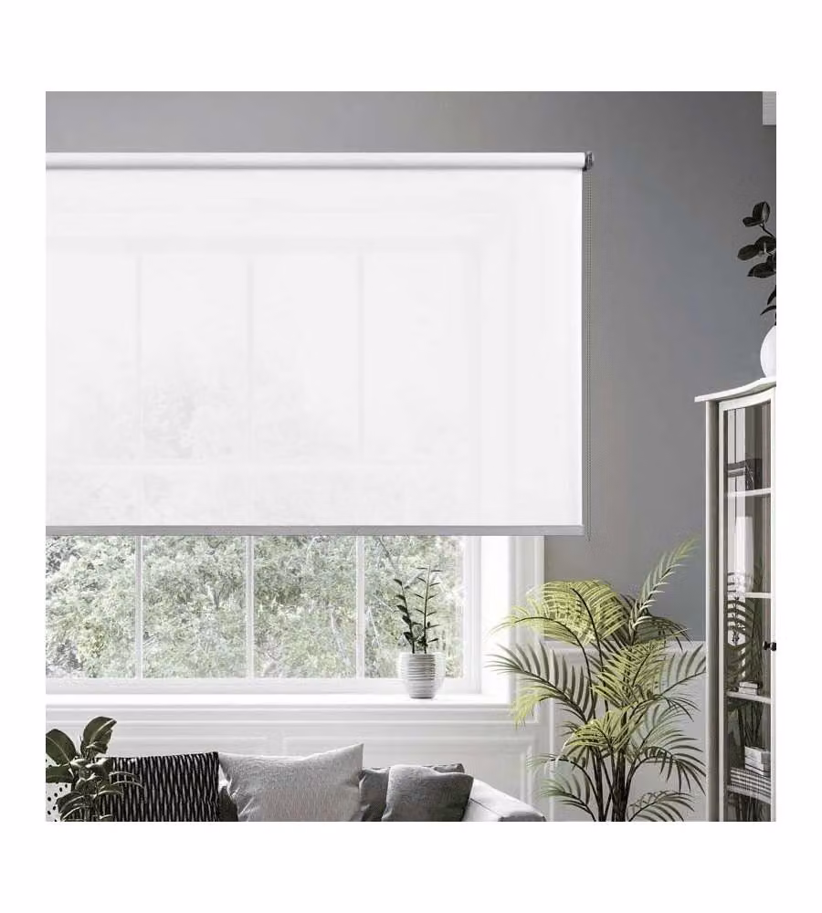STOR PLANET Tenda a Rullo Traslucida CALM Bianco Neve 60x180 cm