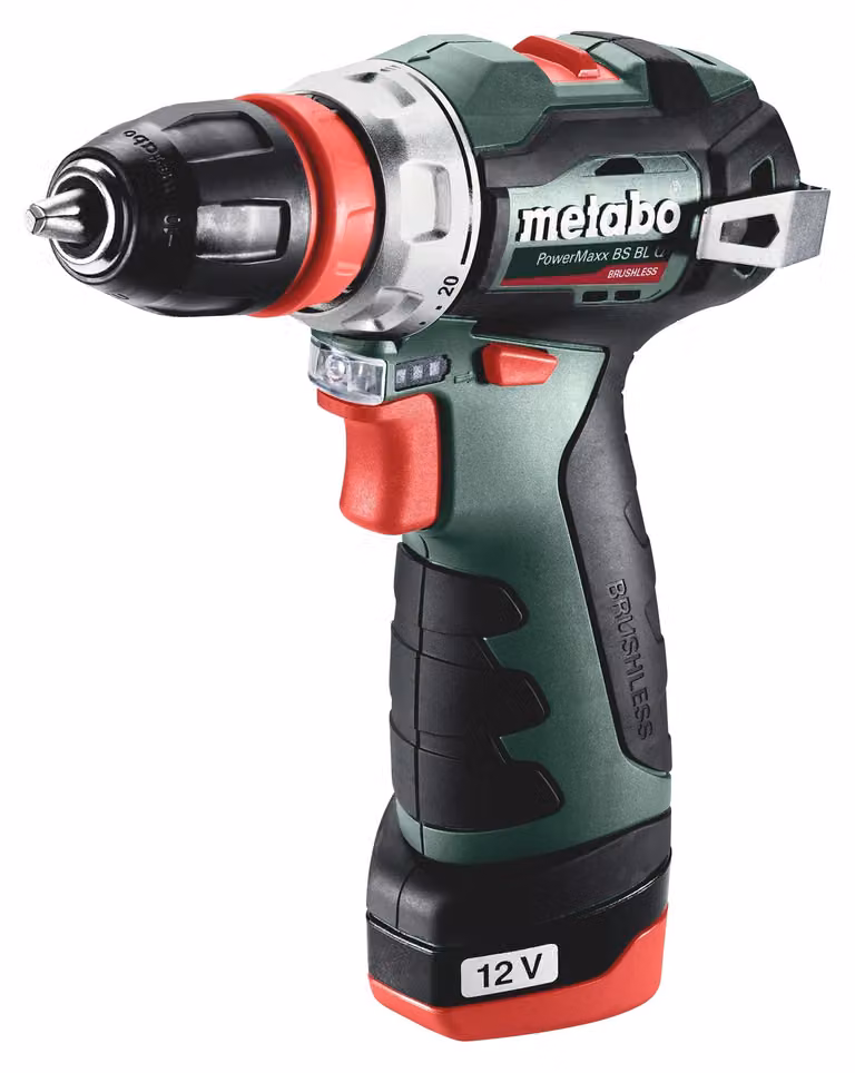 Metabo PowerMaxx BS BL Q Akku-Bohrschrauber 12V Schrauber mit 2x Akku