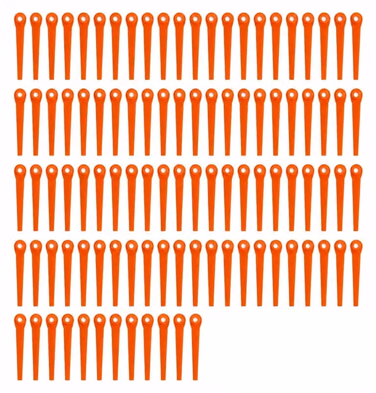 Set di 100 lame di ricambio per tagliaerba
