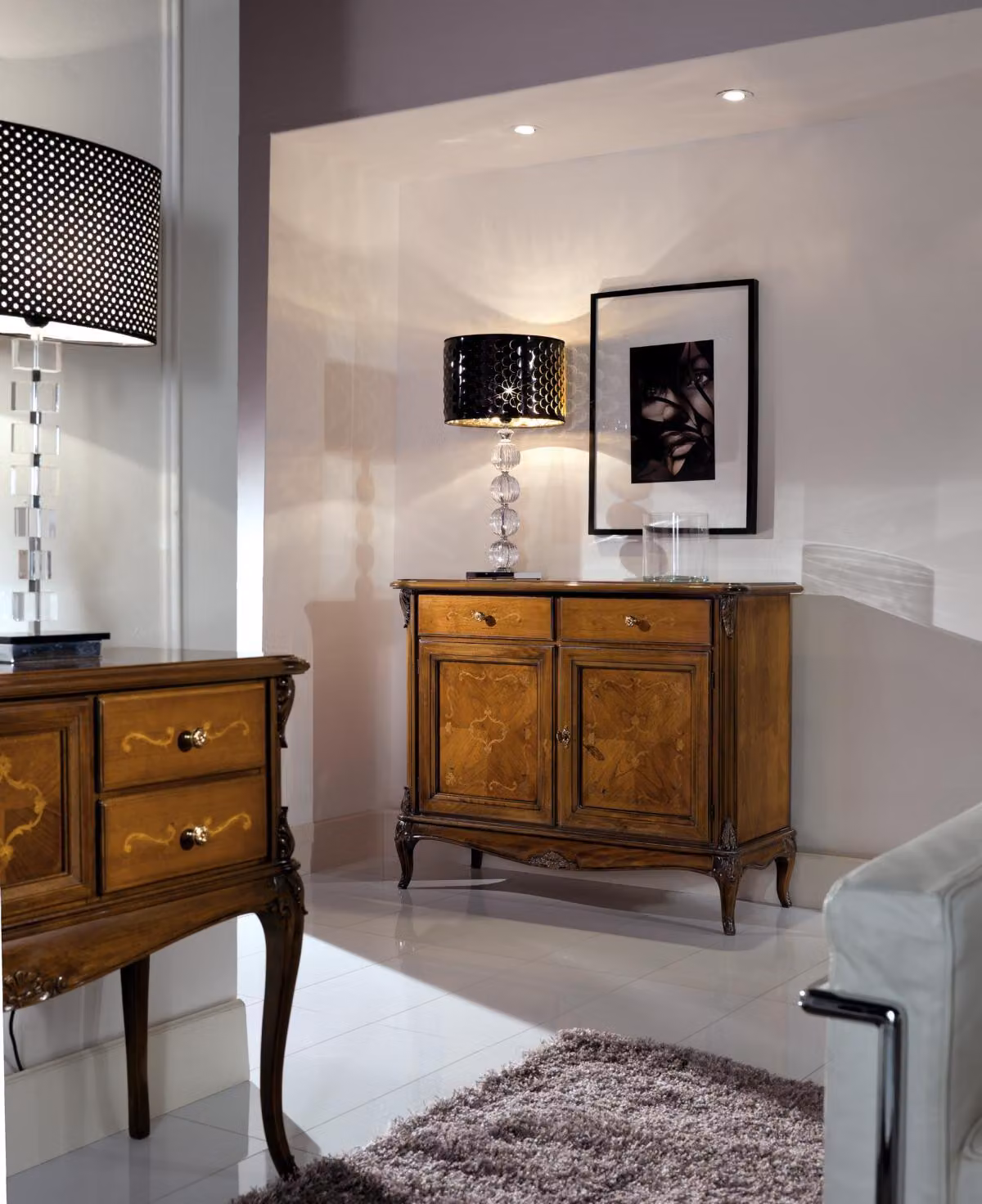 Kommode Wohnzimmer Kommoden Schubladen Holz Kleiderschränke Massiv Sideboard