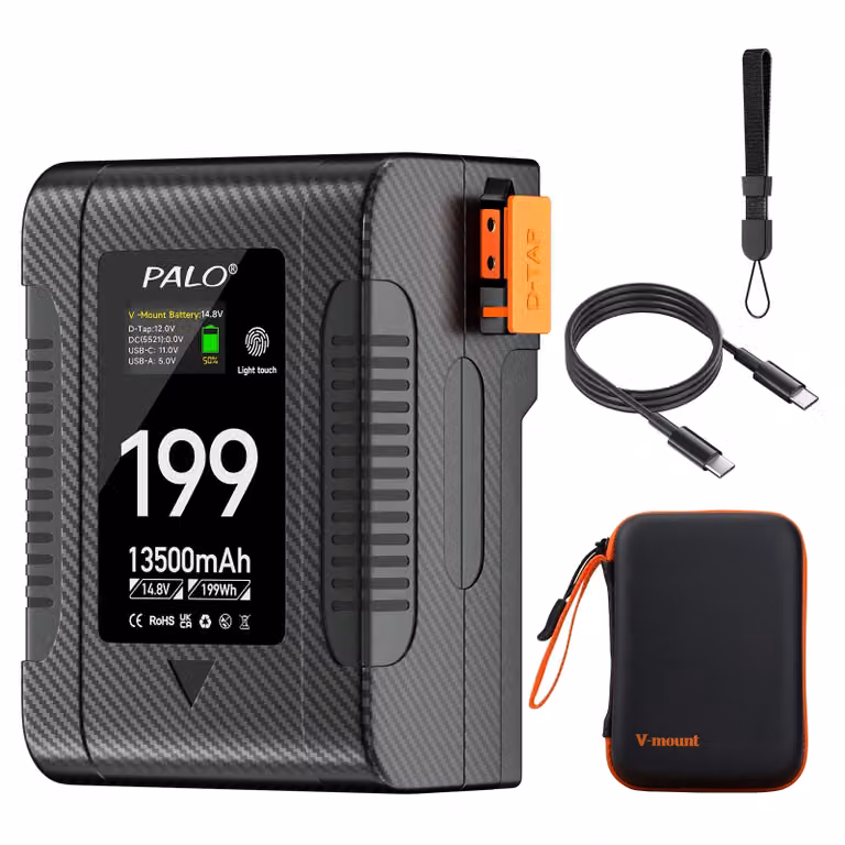 Batteria con montaggio a V, opzioni ad alta capacità, interfaccia touchscreen , BP-199W-CBP-199W-C
