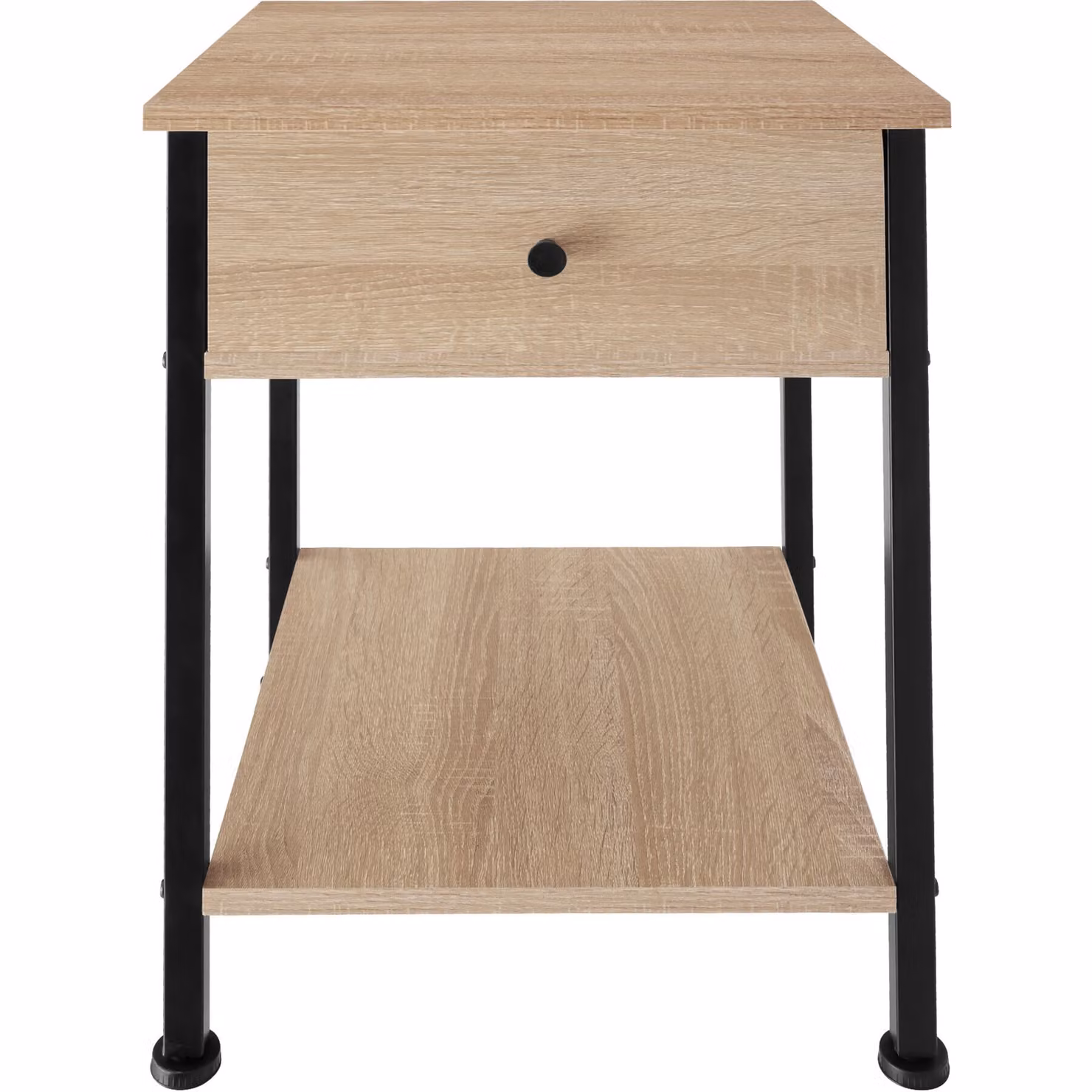 Comodino Bradford tectake stile industriale colore beige L/P/H: 40 x 40 x 55,5 cm – 4